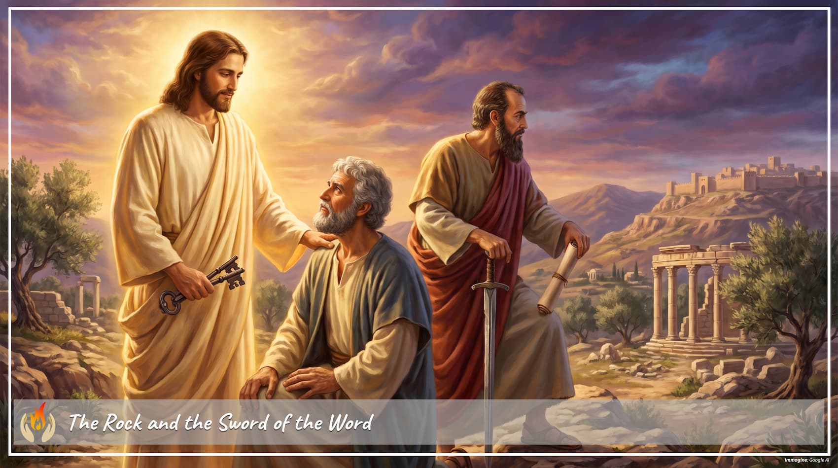 Prayer of the day for Monday, June 29, 2026 entitled: “The Rock and the Sword of the Word”