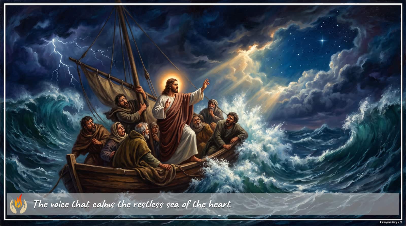 Prayer of the day for Tuesday, June 30, 2026 entitled: “The voice that calms the restless sea of the heart”