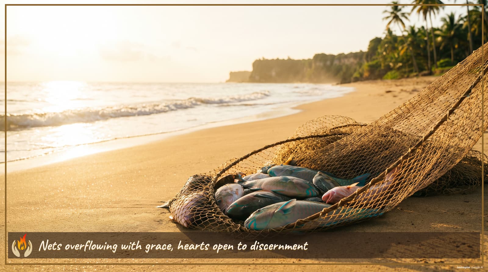 Daily Prayer of Thursday, July 30, 2026 titled: “Nets overflowing with grace, hearts open to discernment”