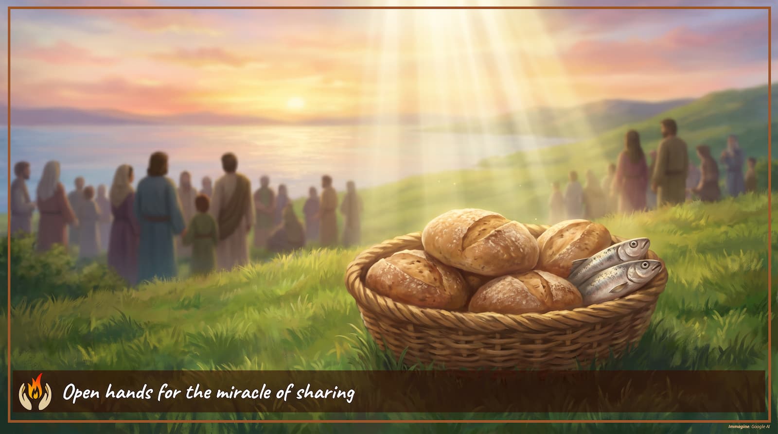 Daily Prayer for Sunday, August 2, 2026 entitled: “Open hands for the miracle of sharing”
