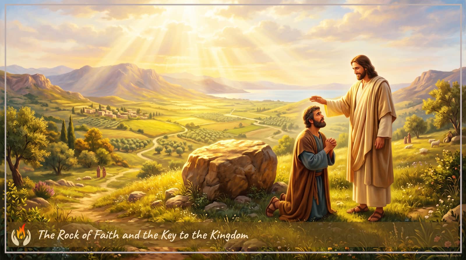 Daily Prayer for Sunday, August 23, 2026 entitled: “The Rock of Faith and the Key to the Kingdom”