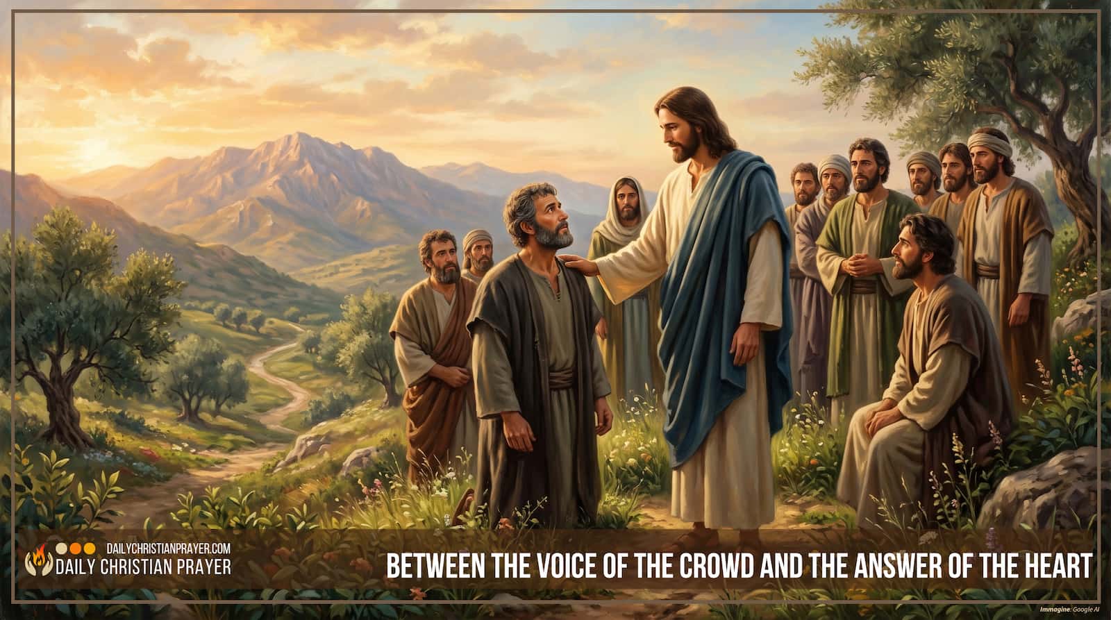 Prayer of the Day for Friday, September 25, 2026, titled: “Between the Voice of the Crowd and the Answer of the Heart”