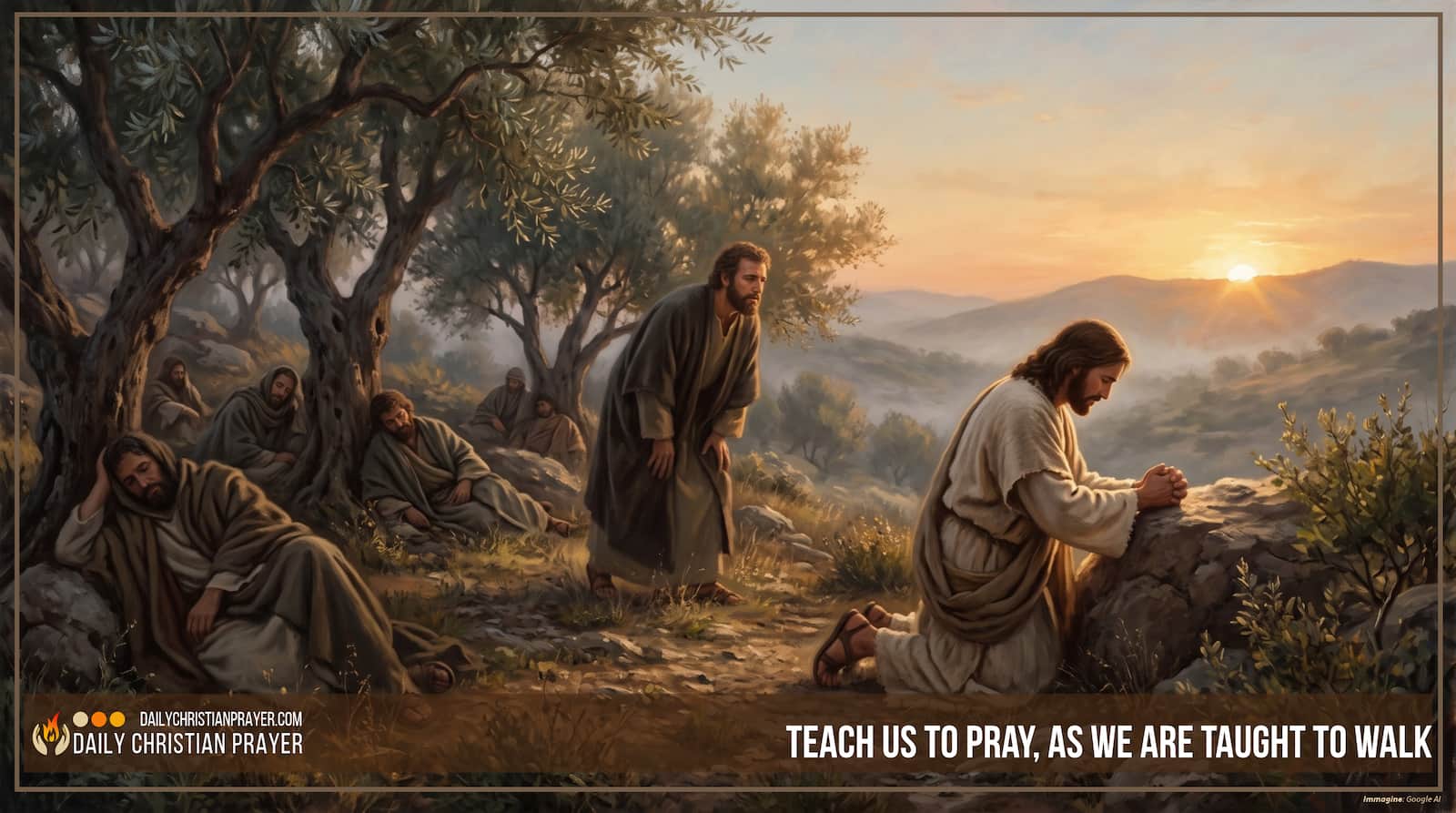 Prayer of the Day for Wednesday, October 7, 2026, titled: “Teach Us to Pray, as We Are Taught to Walk”