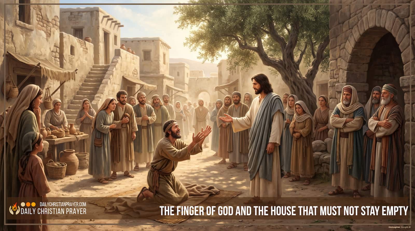 Prayer of the Day for Friday, October 9, 2026, titled: “The Finger of God and the House That Must Not Stay Empty”