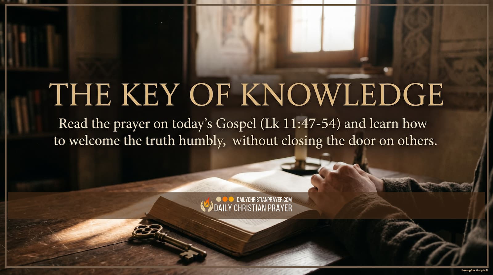 Prayer of the Day for Thursday, October 15, 2026, titled: “Keys, Tombs and the Prophets We Prefer”